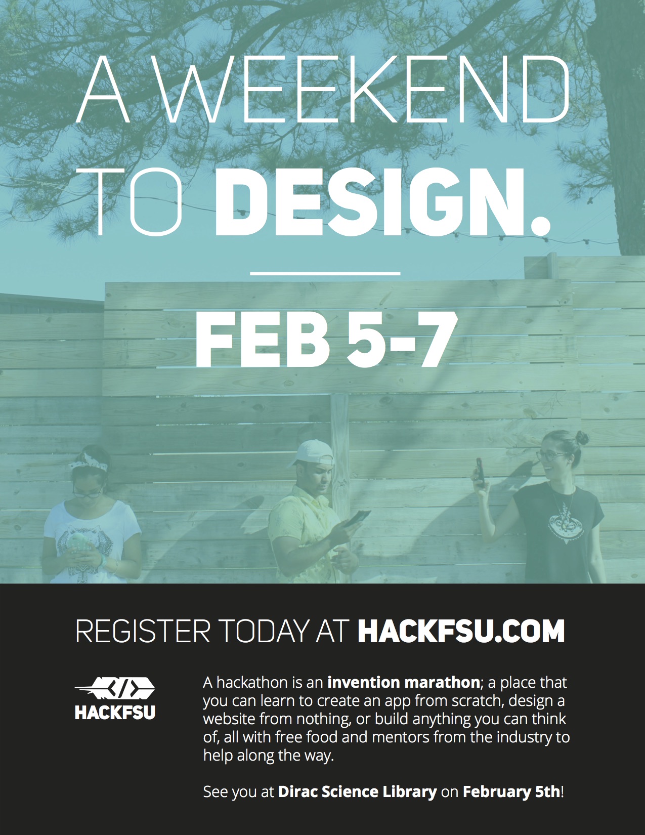 HackFSU Design Flyer